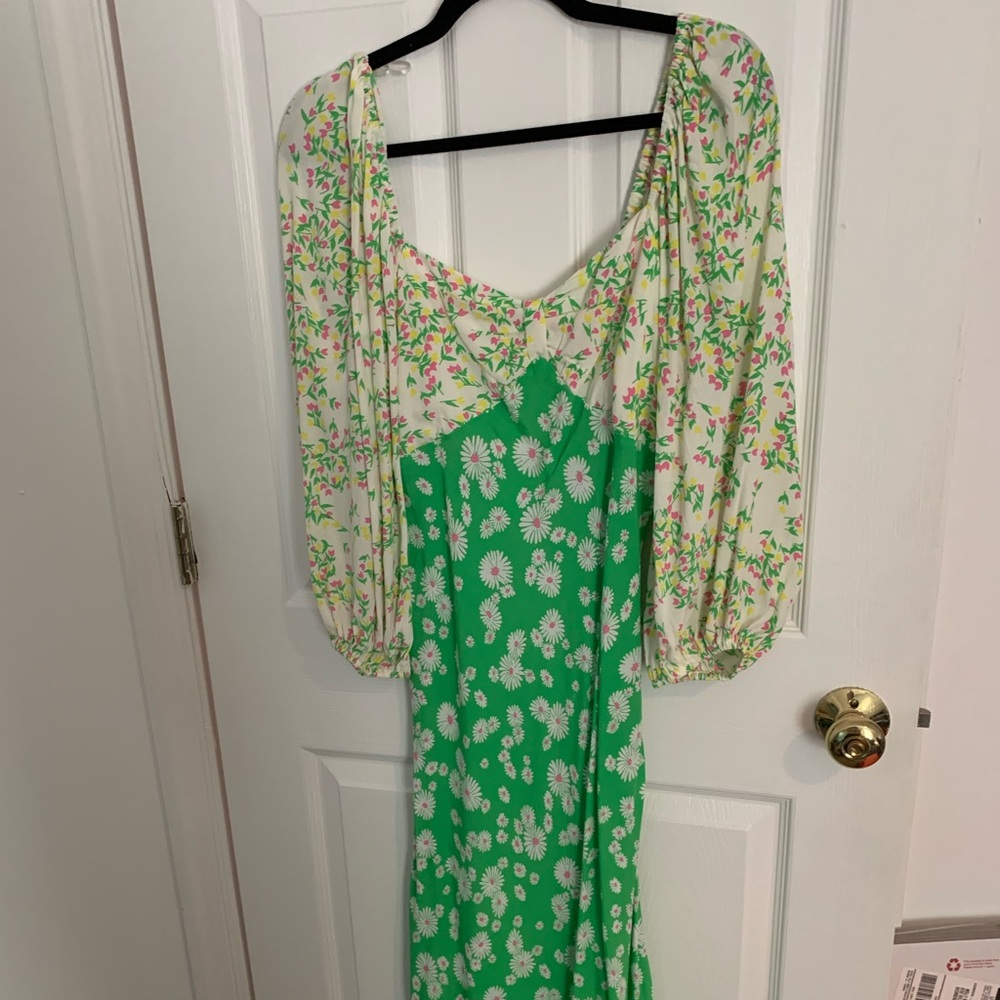 Daisy long sleeve swing dress RIXO for target NWT